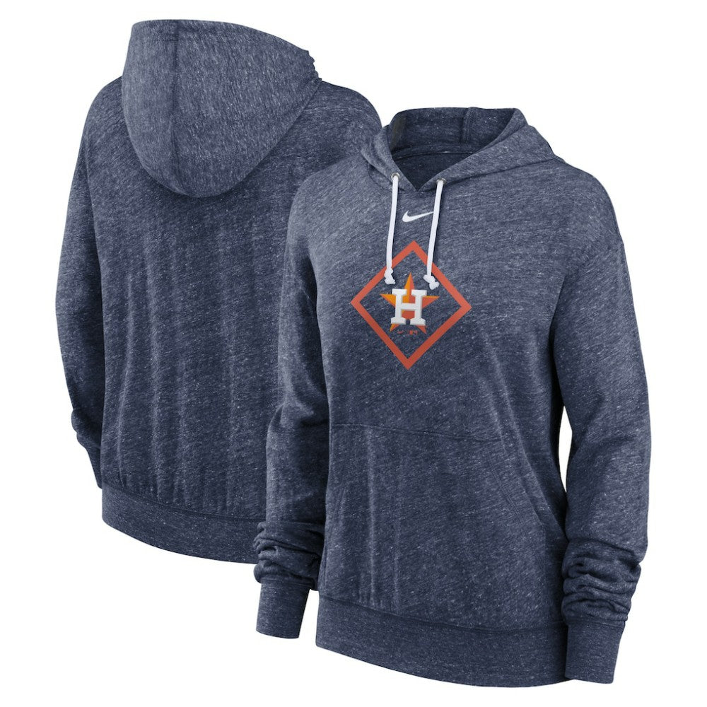 Houston Astros Women's Diamond Icon Gym Vintage Lightweight Hooded Top - Navy | Nike