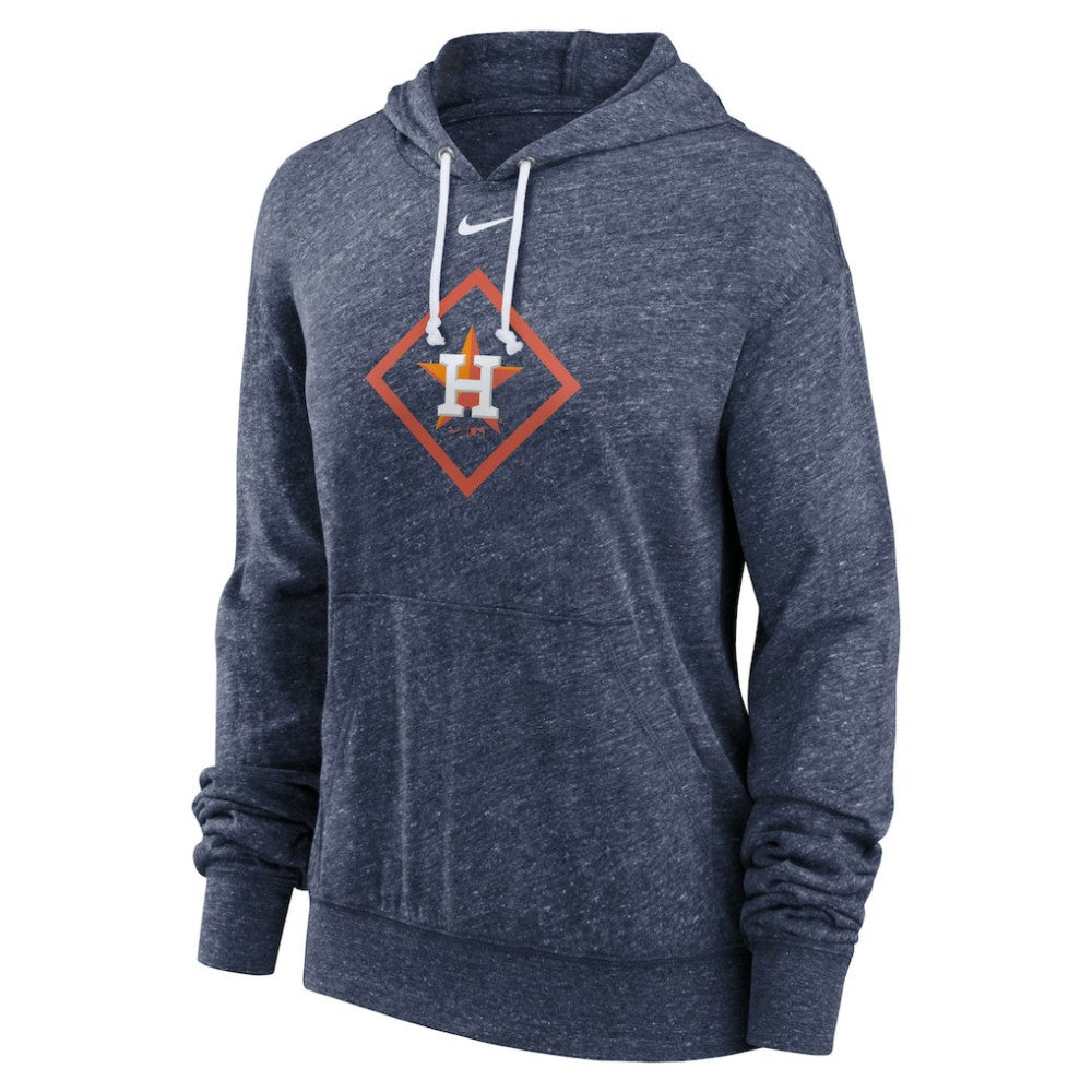 Houston Astros Women's Diamond Icon Gym Vintage Lightweight Hooded Top - Navy | Nike