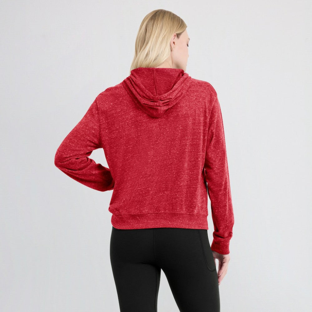 St. Louis Cardinals Women's Diamond Icon Gym Vintage Lightweight Hooded Top - Red | Nike