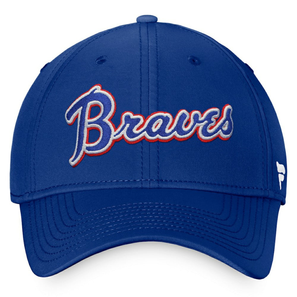 Atlanta Braves Cooperstown Core Flex Hat - Royal