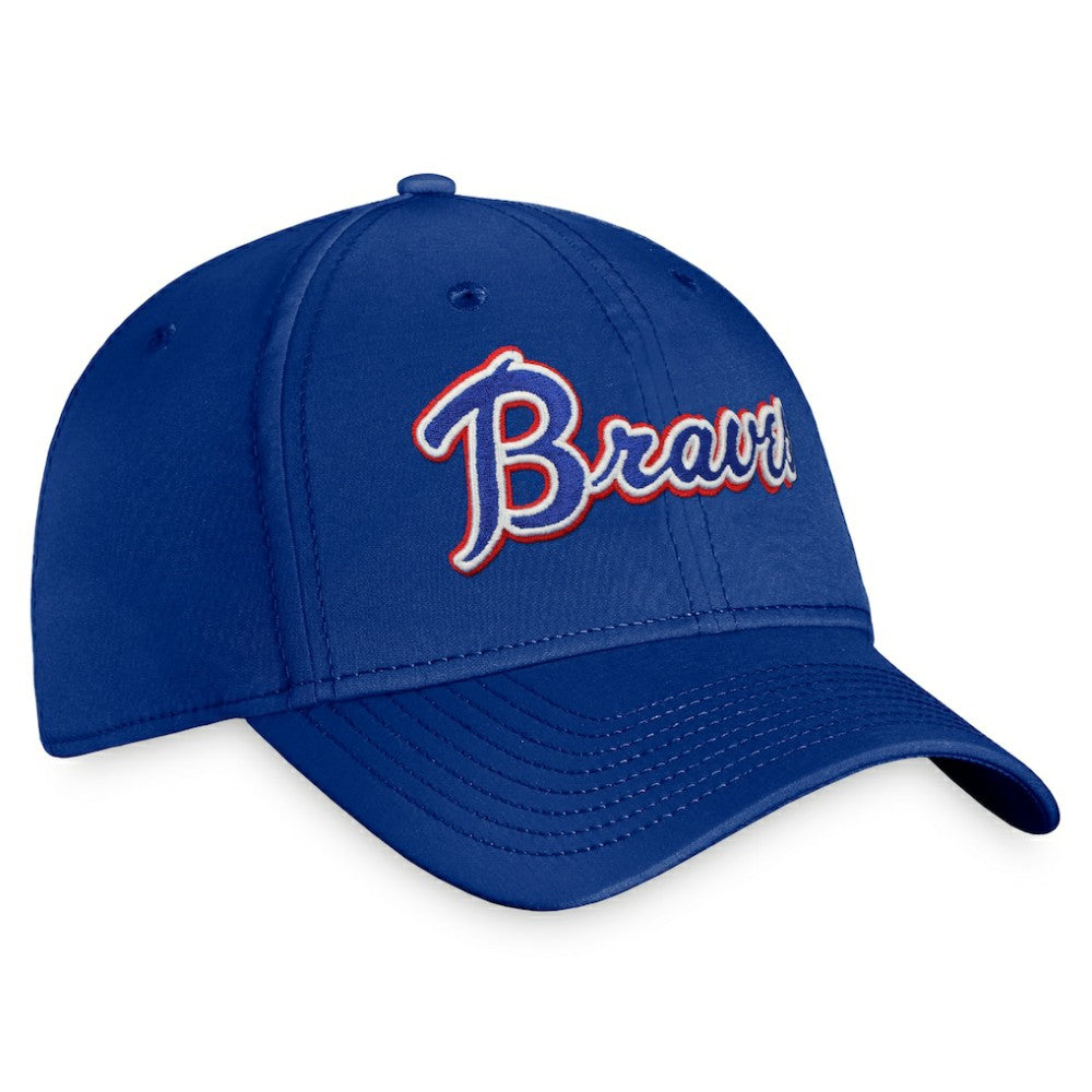 Atlanta Braves Cooperstown Core Flex Hat - Royal