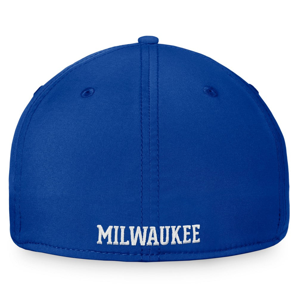 Milwaukee Brewers Cooperstown Core Flex Hat - Royal