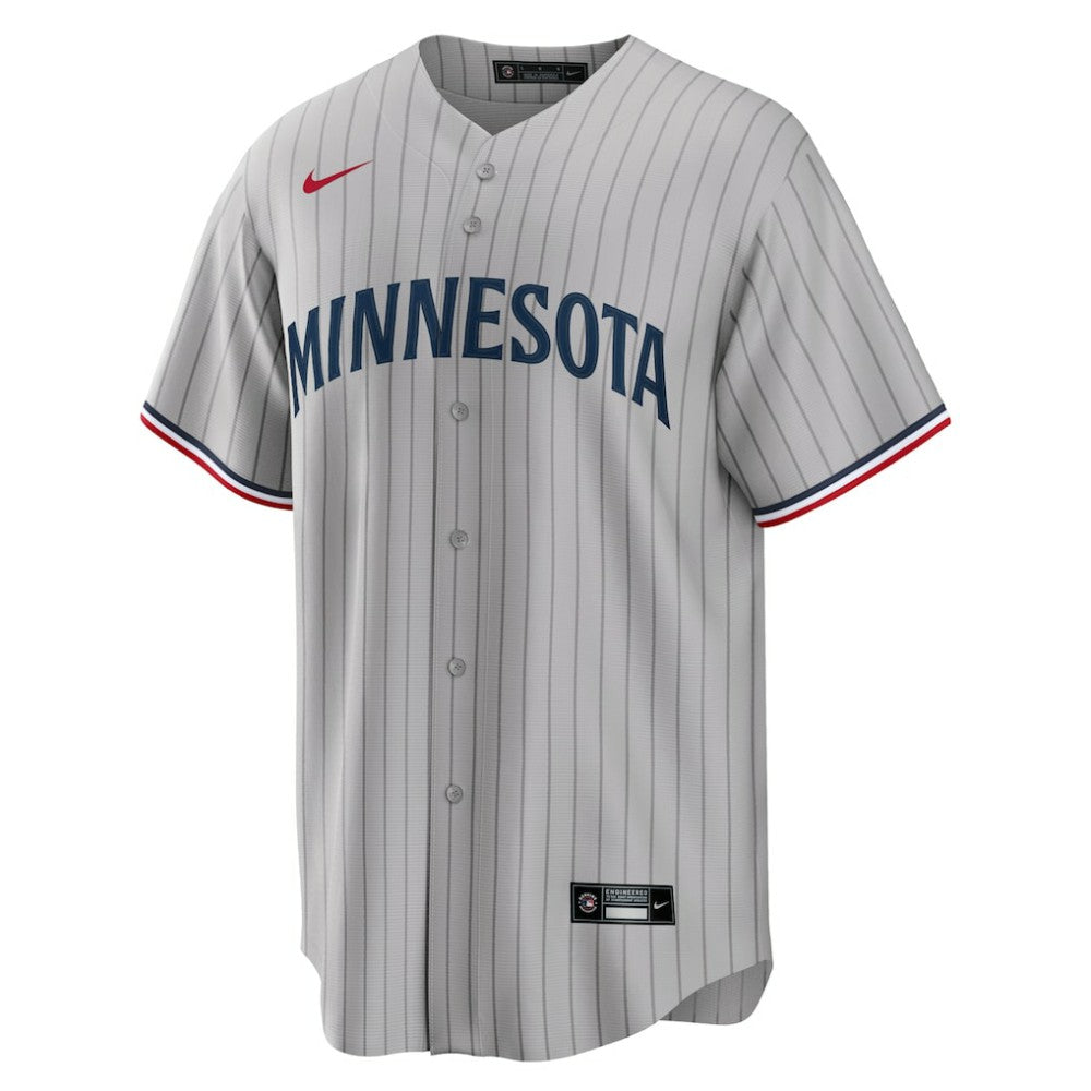 Minnesota Twins Road Replica Team Jersey - Gray | Nike