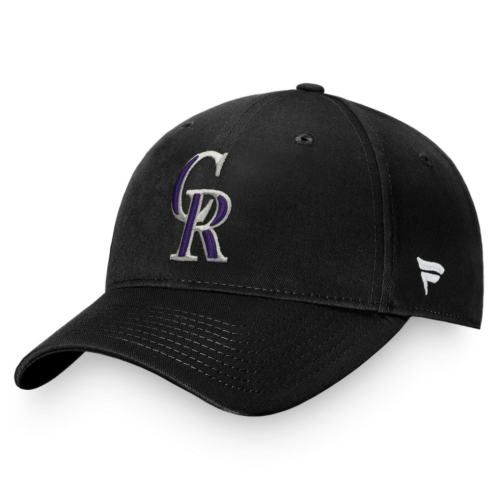 Colorado Rockies Core Adjustable Hat - Black