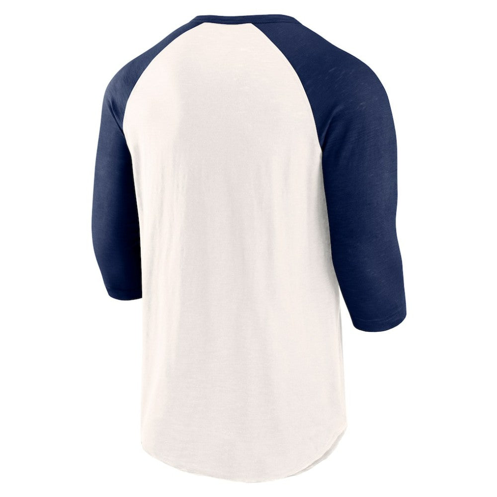 Chicago White Sox Backdoor Slider Raglan 3/4-Sleeve T-Shirt - White/Navy