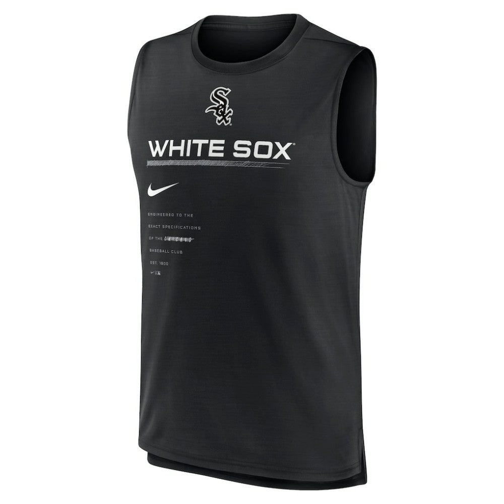 Chicago White Sox Exceed Performance Tank Top - Black | Nike