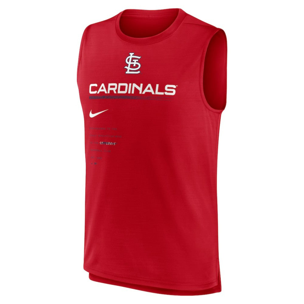 St. Louis Cardinals Exceed Performance Tank Top - Red | Nike