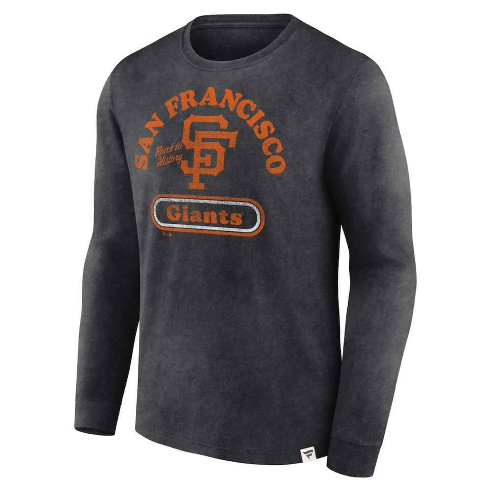 San Francisco Giants Circus Catch Long Sleeve T-Shirt - Charcoal