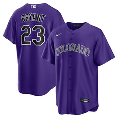 Kris Bryant Colorado Rockies Alternate Replica Player Jersey - Purple | Nike