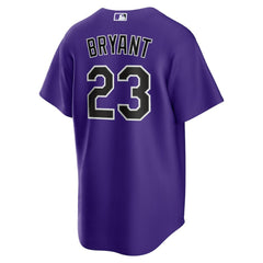 Kris Bryant Colorado Rockies Alternate Replica Player Jersey - Purple | Nike