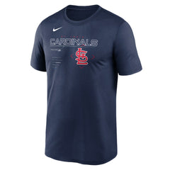 St. Louis Cardinals Legend Game Plan T-Shirt - Navy | Nike