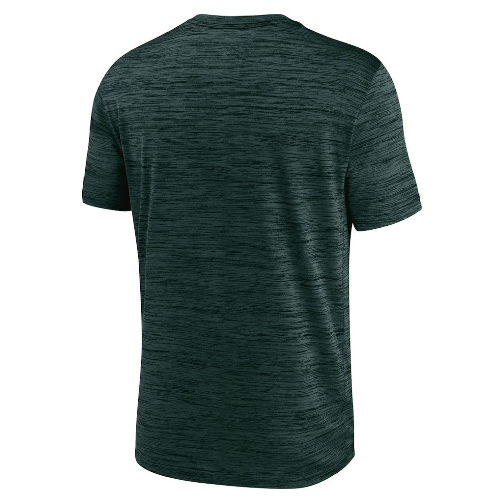 Athletics Logo Velocity Performance T-Shirt - Green | Nike