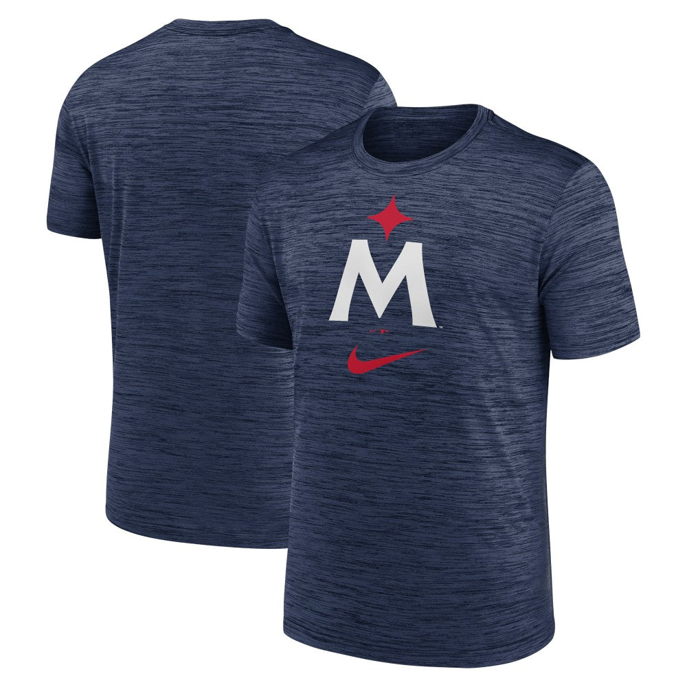 Minnesota Twins 2023 Logo Velocity Performance T-Shirt - Navy | Nike