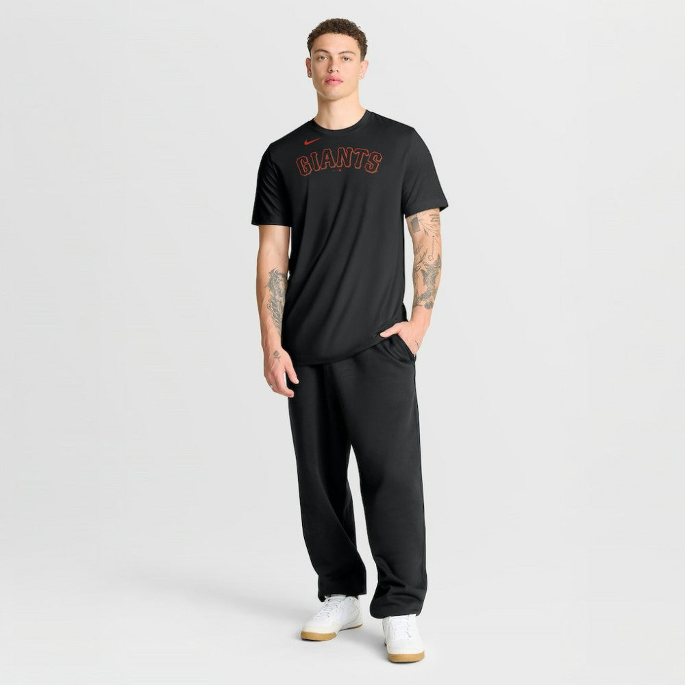 San Francisco Giants New Legend Wordmark Dri-FIT T-Shirt - Black | Nike