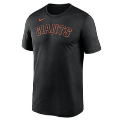 San Francisco Giants New Legend Wordmark Dri-FIT T-Shirt - Black | Nike