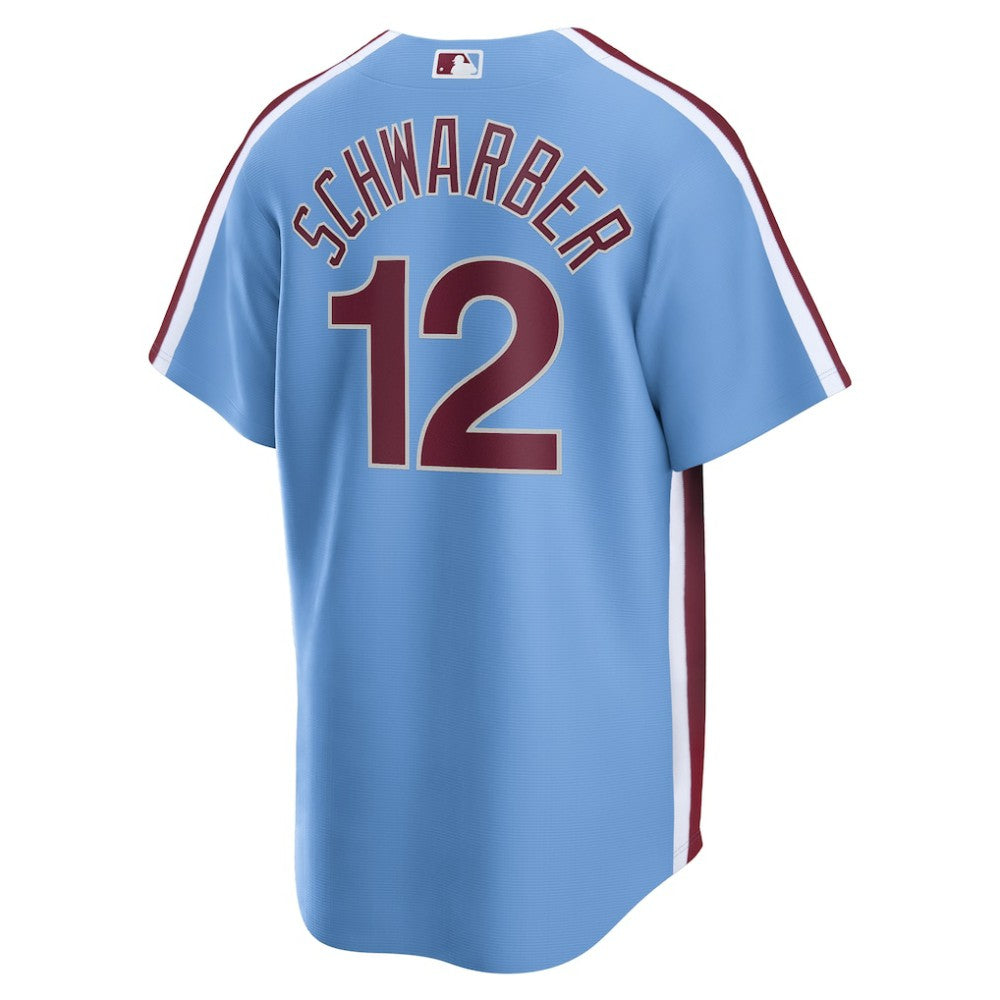Kyle Schwarber Philadelphia Phillies Alternate, 1st Replica Jersey - Light Blue | Nike
