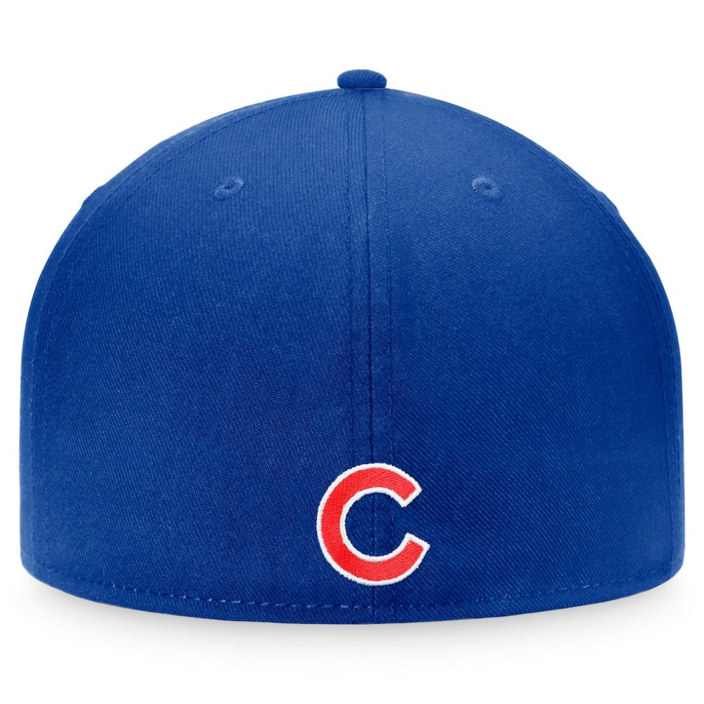 Chicago Cubs Fundamental Two-Tone Fitted Hat - Royal/Red