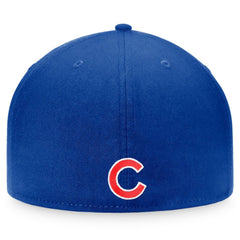 Chicago Cubs Fundamental Two-Tone Fitted Hat - Royal/Red