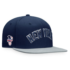 New York Yankees Fundamental Two-Tone Fitted Hat - Navy/Gray