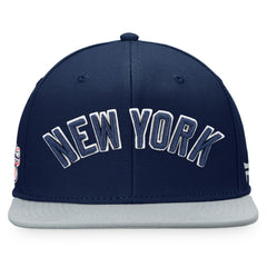 New York Yankees Fundamental Two-Tone Fitted Hat - Navy/Gray