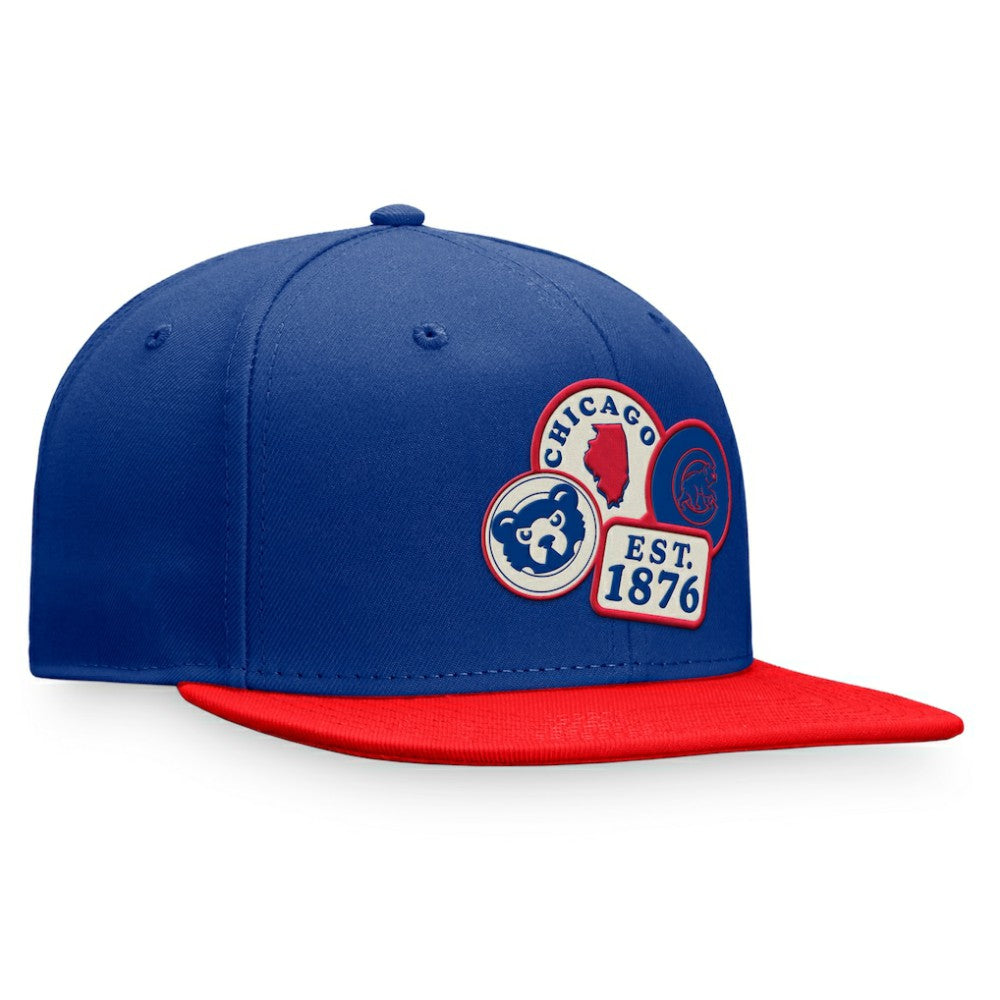 Chicago Cubs Heritage Patch Fitted Hat - Royal