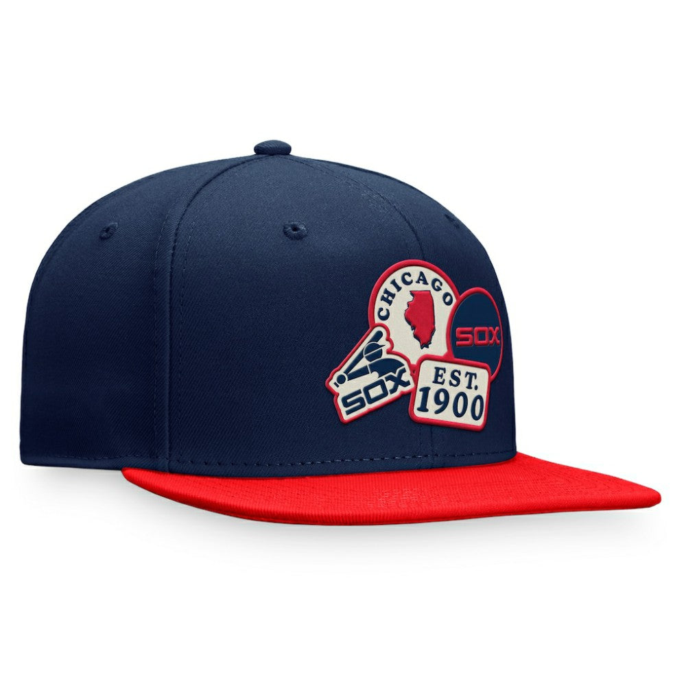 Chicago White Sox Heritage Patch Fitted Hat - Navy