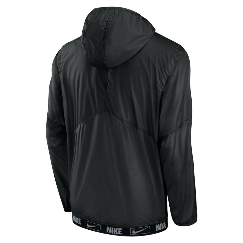 St. Louis Cardinals Authentic Night Game Performance Half-Zip Windbreaker - Black | Nike