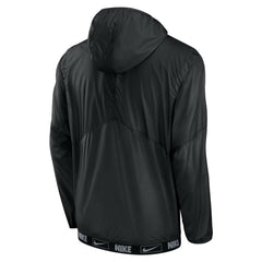 St. Louis Cardinals Authentic Night Game Performance Half-Zip Windbreaker - Black | Nike