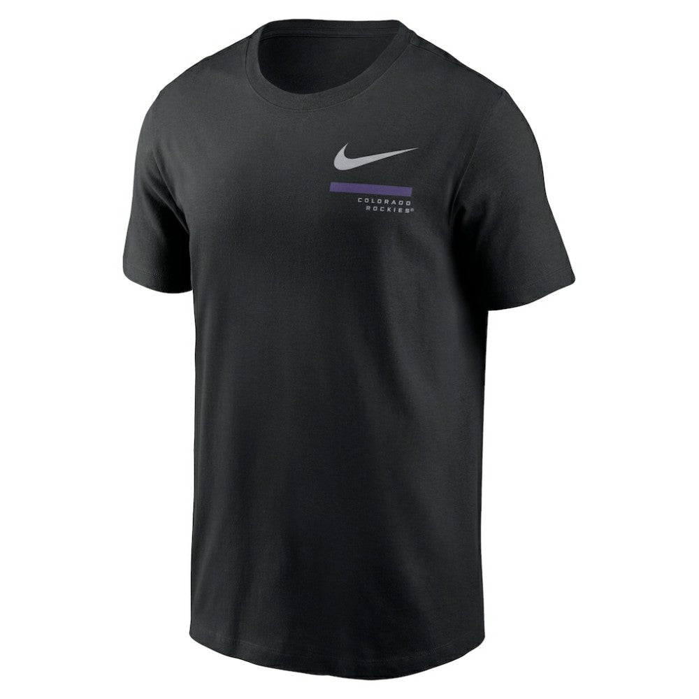 Colorado Rockies Over the Shoulder T-Shirt - Black | Nike