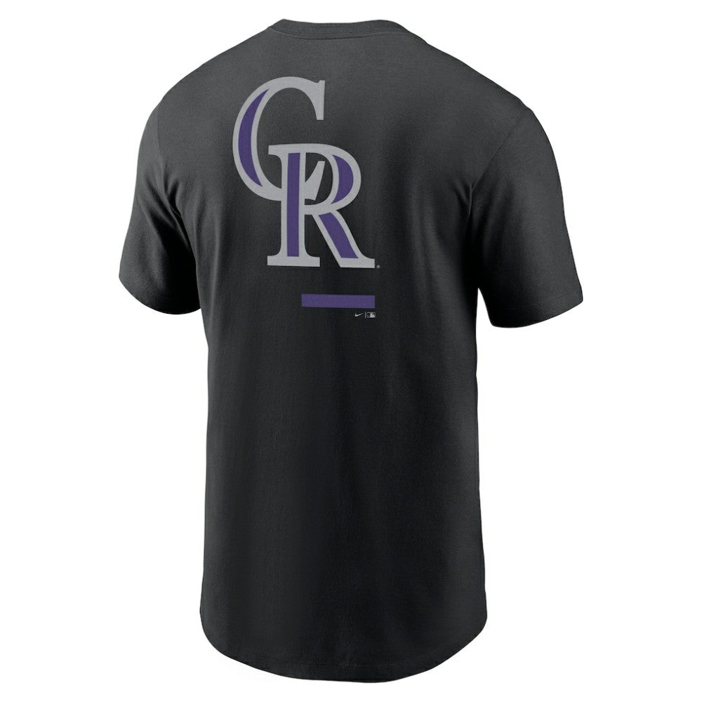Colorado Rockies Over the Shoulder T-Shirt - Black | Nike