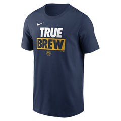 Milwaukee Brewers Rally Rule T-Shirt - Navy | Nike