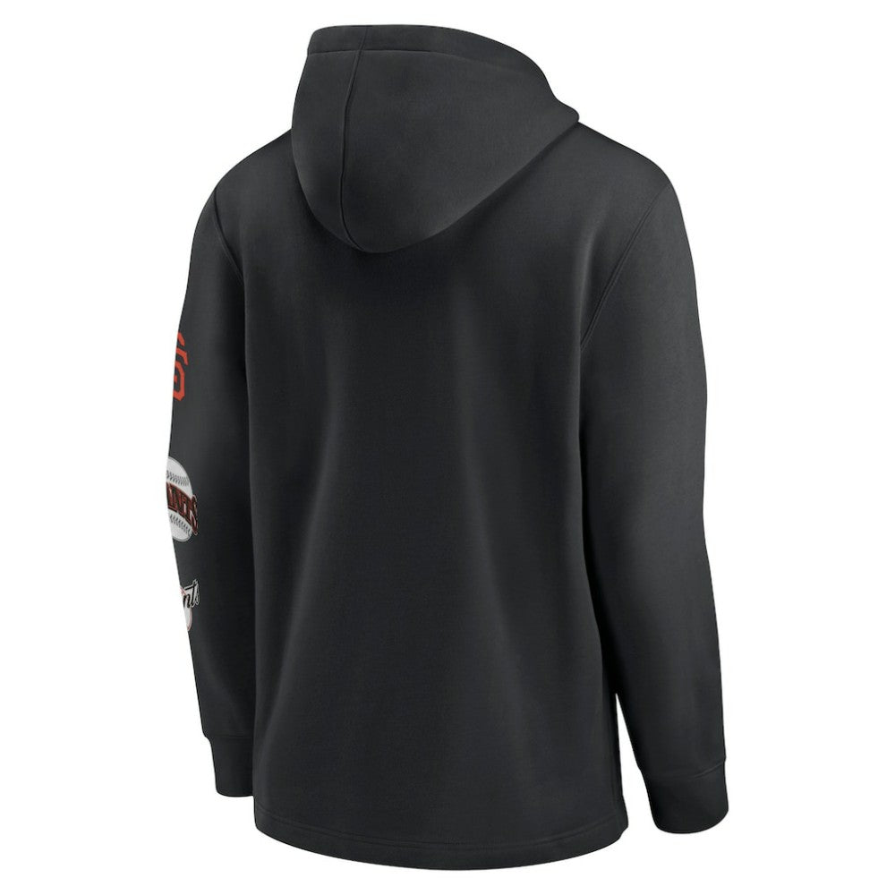 San Francisco Giants Rewind Lefty Pullover Hoodie - Black | Nike