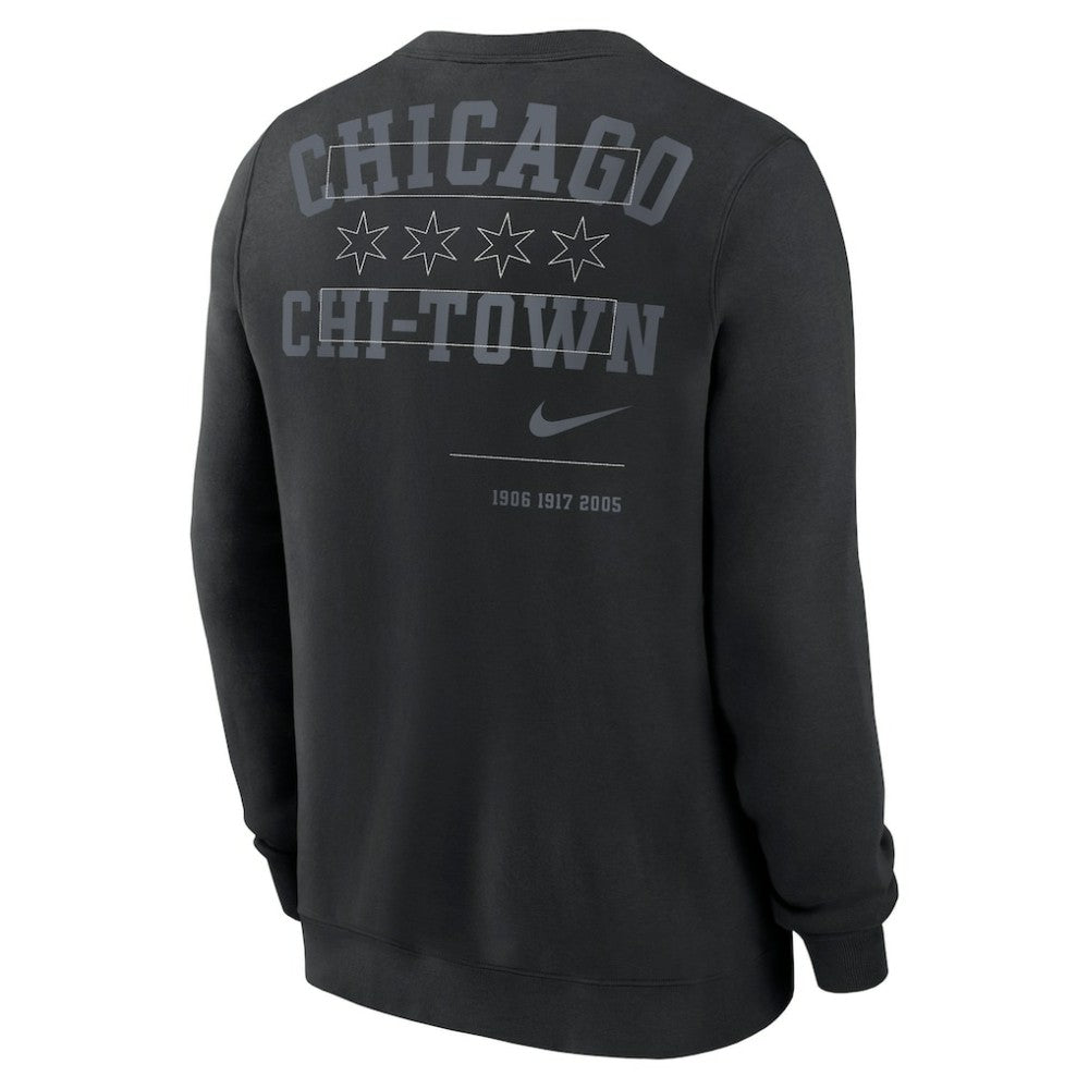 Chicago White Sox Statement Ball Game Fleece Pullover Sweatshirt - Black | Nike