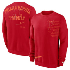 Philadelphia Phillies Statement Ball Game Fleece Pullover Sweatshirt - Red | Nike