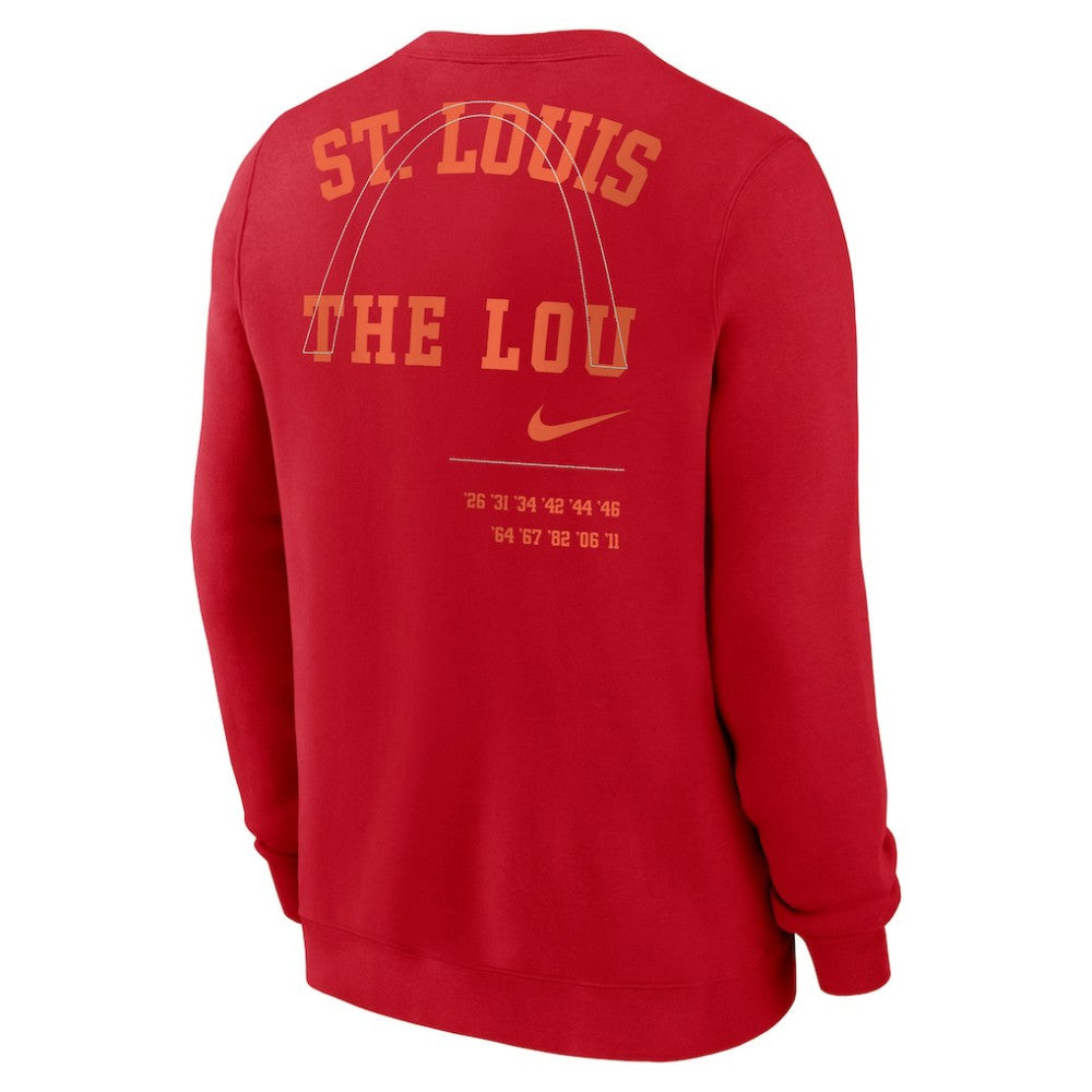 St. Louis Cardinals Statement Ball Game Fleece Pullover Sweatshirt - Red | Nike