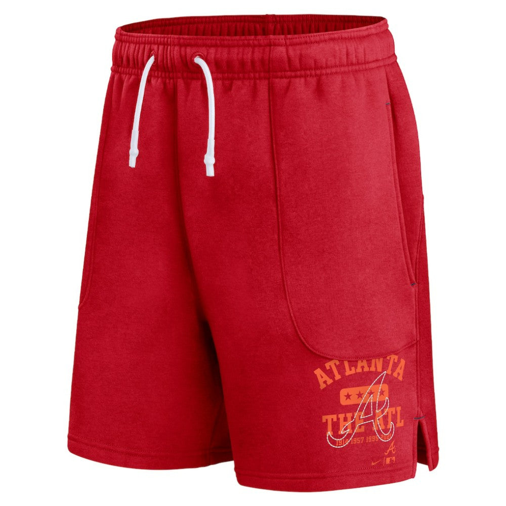 Atlanta Braves Statement Ball Game Shorts - Red | Nike