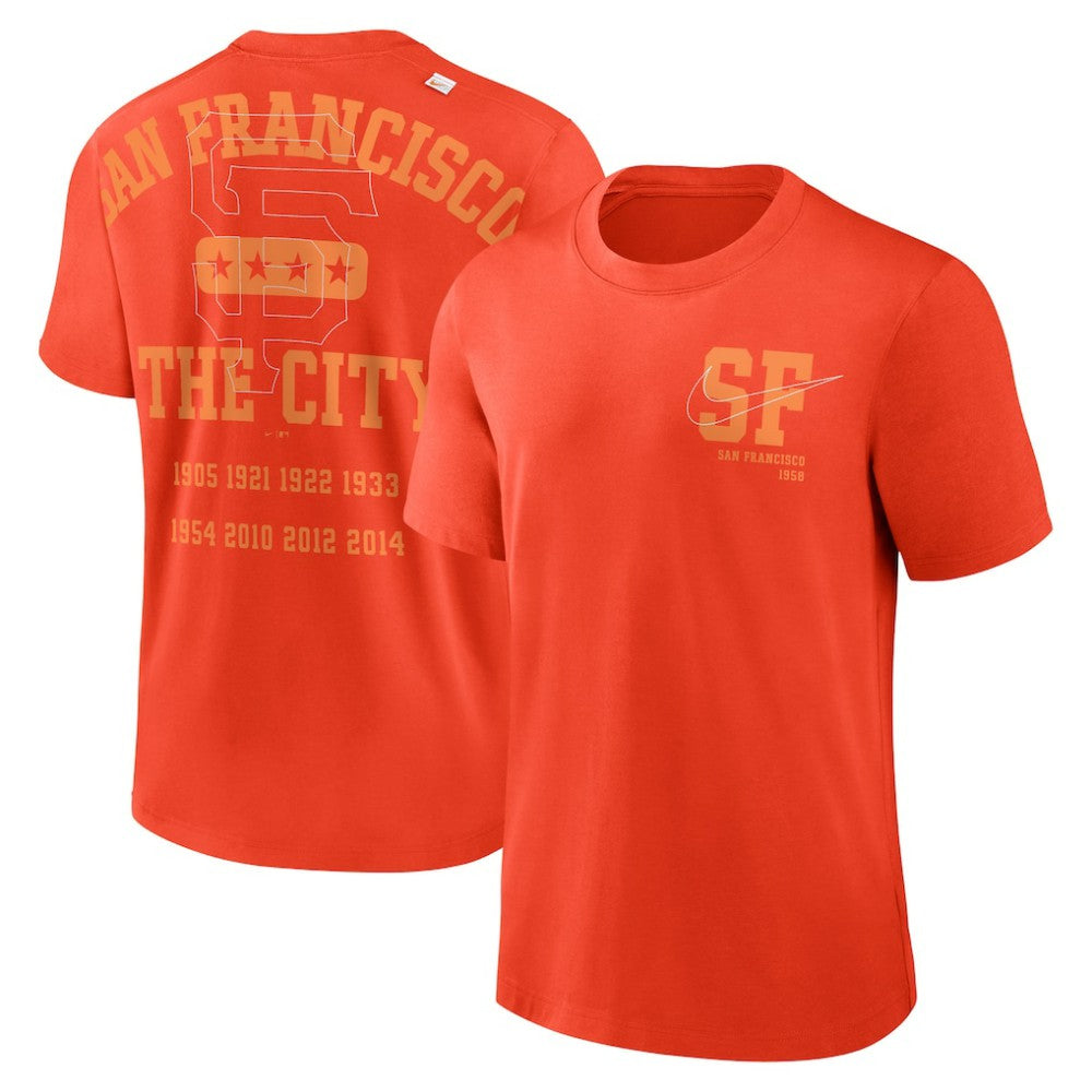San Francisco Giants Statement Game Over T-Shirt - Orange | Nike