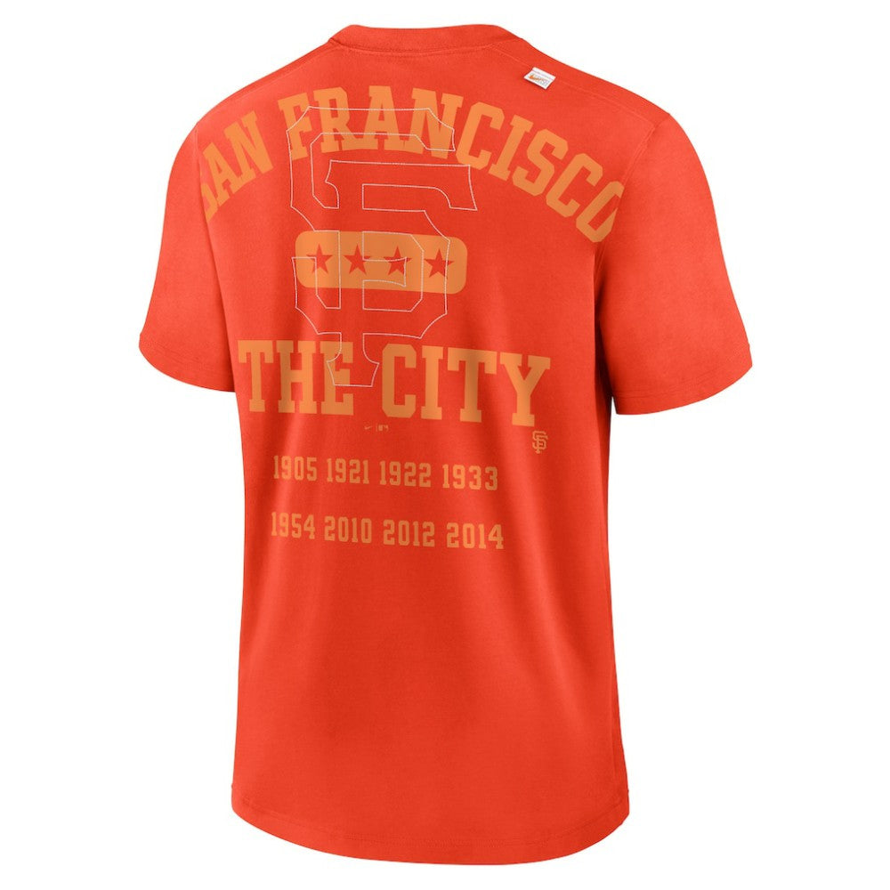 San Francisco Giants Statement Game Over T-Shirt - Orange | Nike