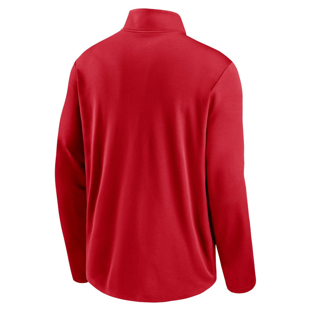 Los Angeles Angels Agility Pacer Lightweight Performance Half-Zip Top - Red | Nike