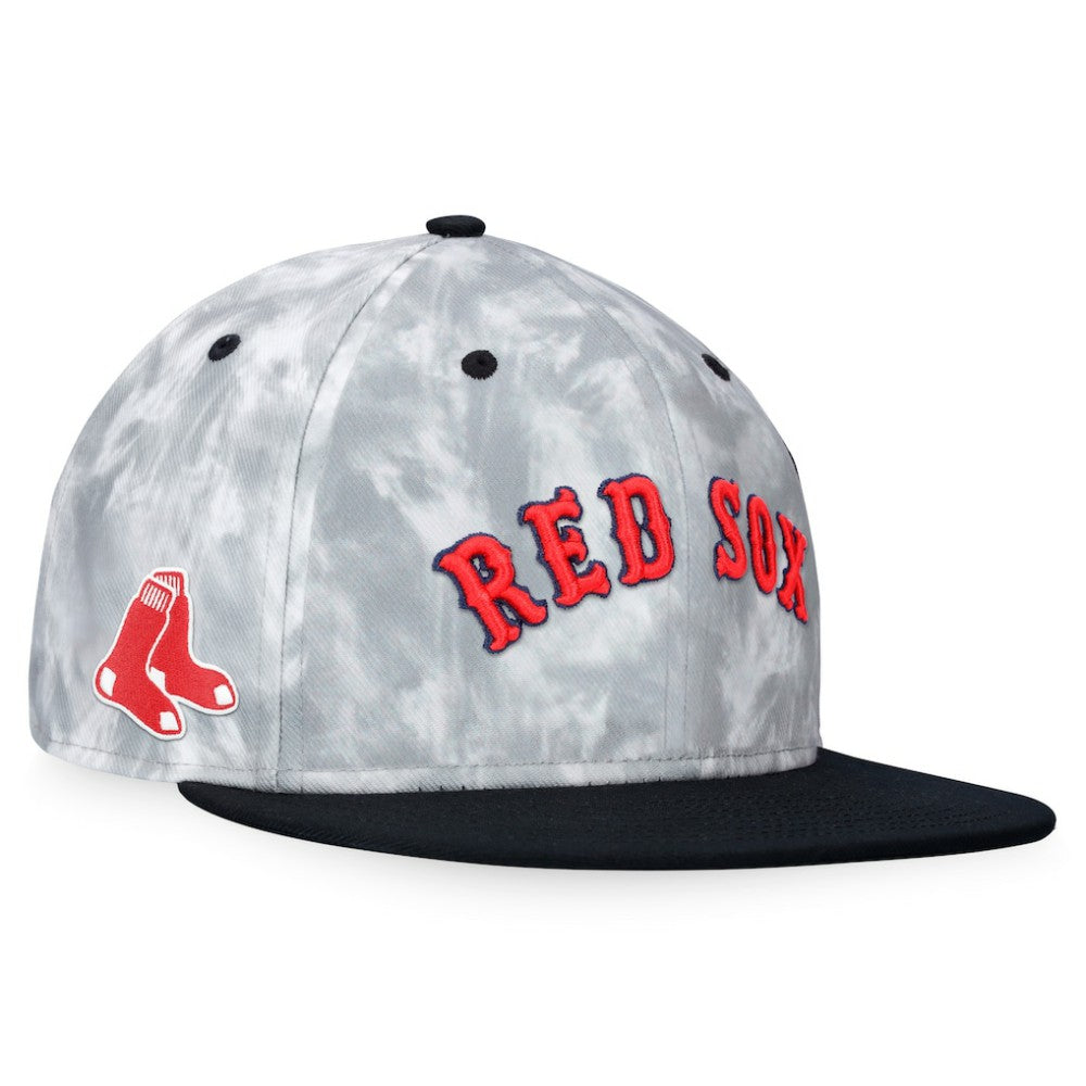 Boston Red Sox Smoke Dye Fitted Hat - Black/White