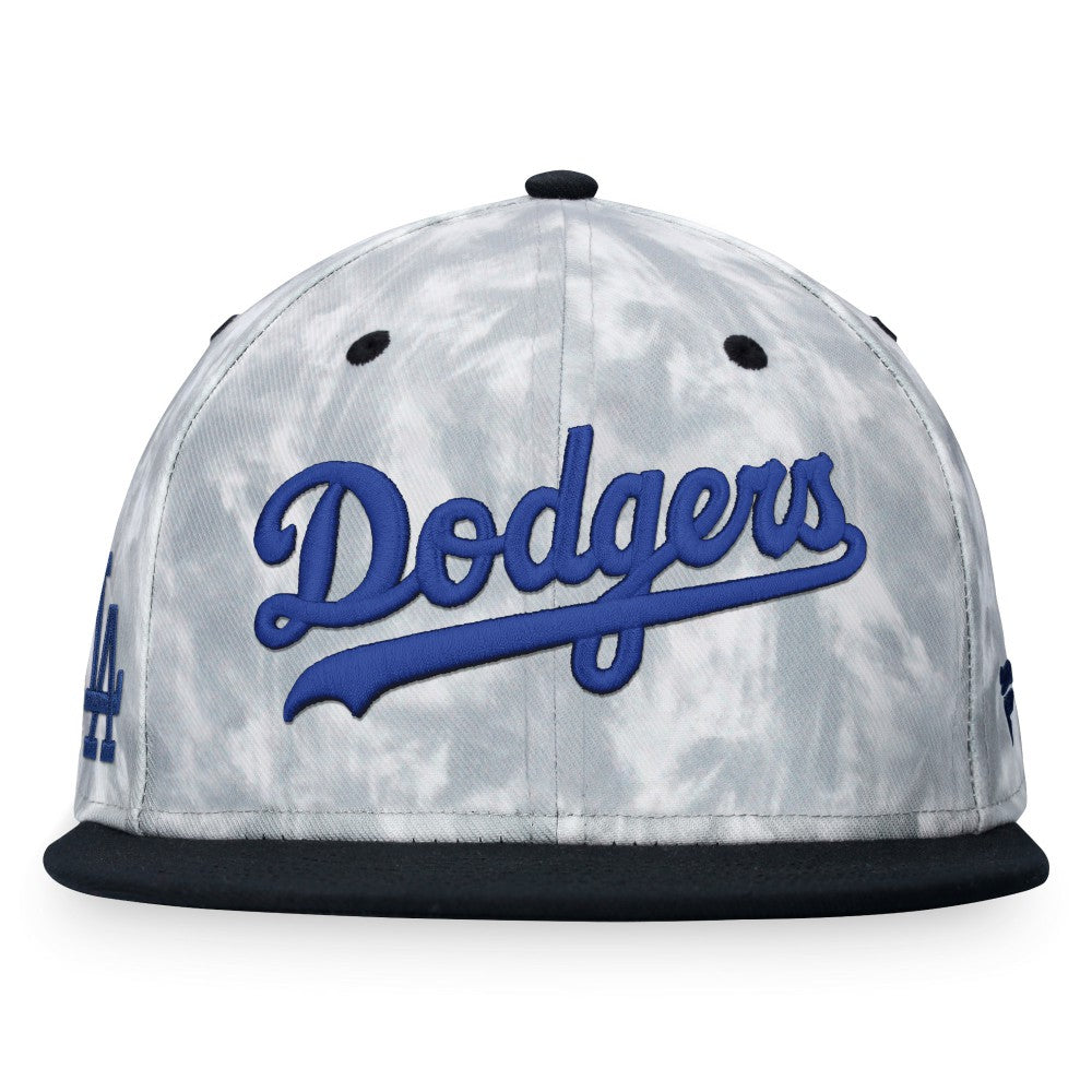 Los Angeles Dodgers Smoke Dye Fitted Hat - Black/White