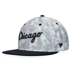 Chicago White Sox Smoke Dye Fitted Hat - Black/White