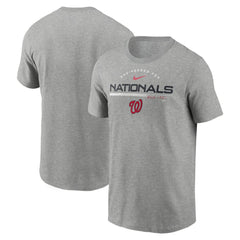Washington Nationals Team Engineered Performance T-Shirt - Heather Gray | Nike