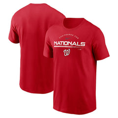 Washington Nationals Team Engineered Performance T-Shirt - Red | Nike