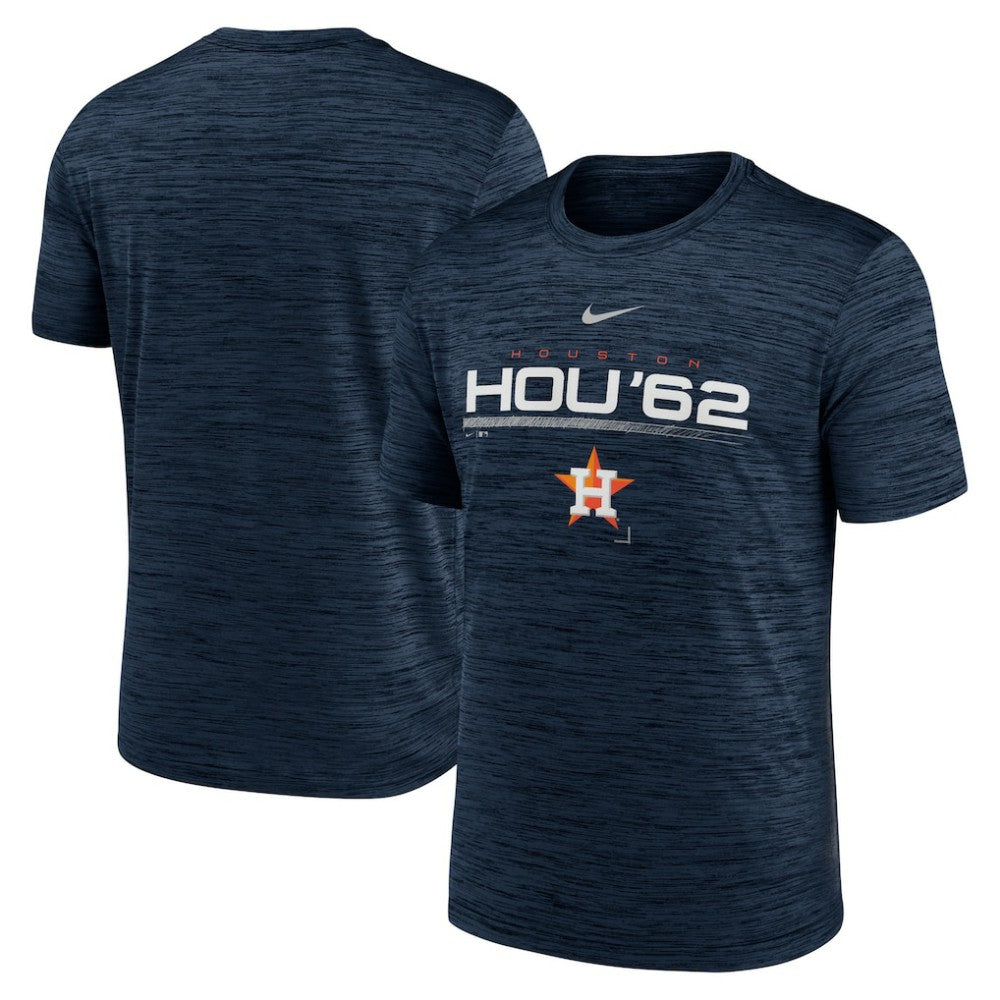 Houston Astros Wordmark Velocity Performance T-Shirt - Navy | Nike