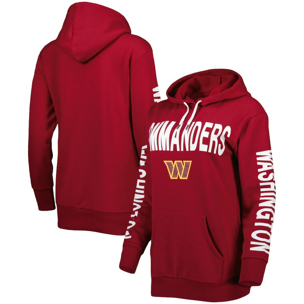 Washington Commanders G-III 4Her by Carl Banks Women's Extra Point Pullover Hoodie - Burgundy cheap