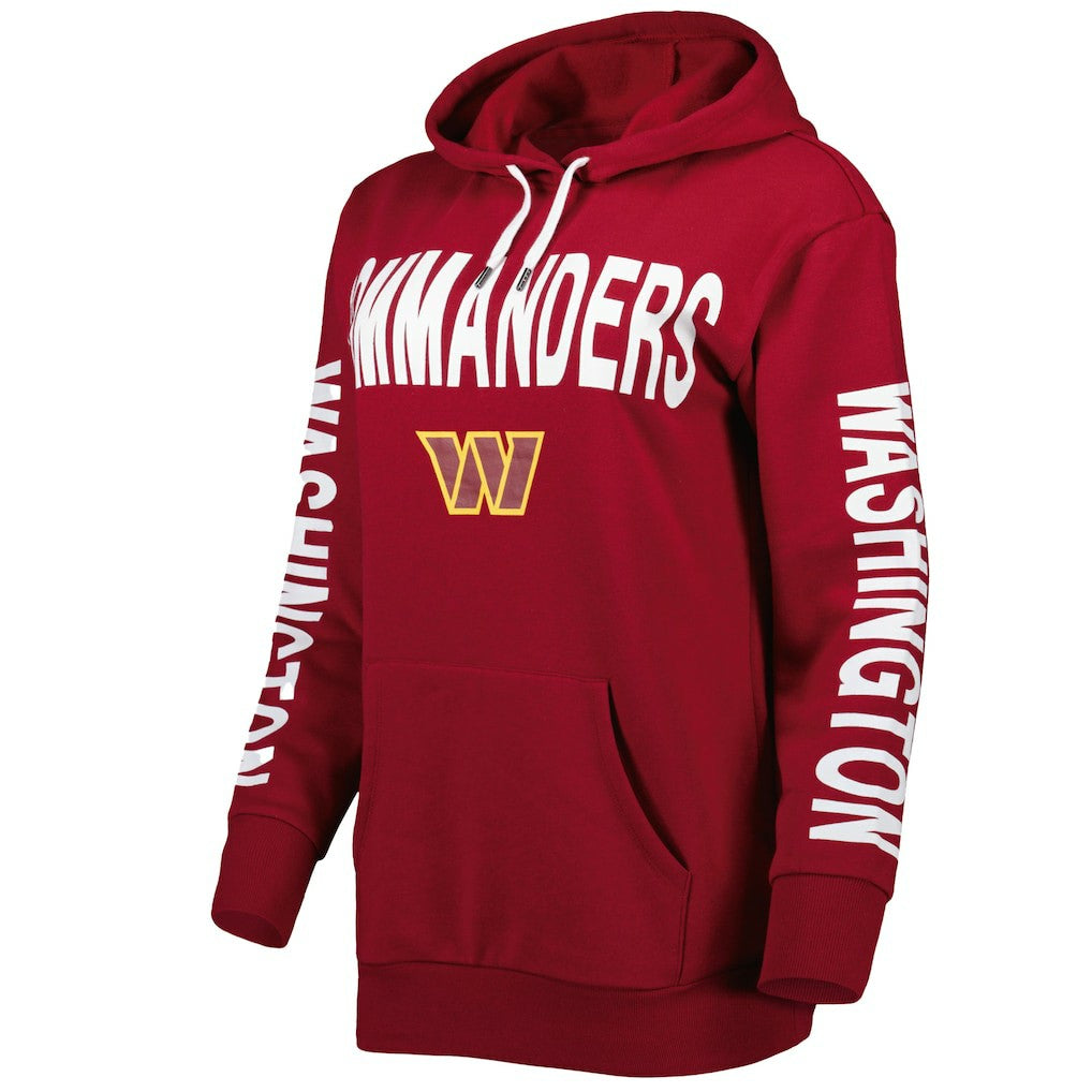 Washington Commanders G-III 4Her by Carl Banks Women's Extra Point Pullover Hoodie - Burgundy cheap
