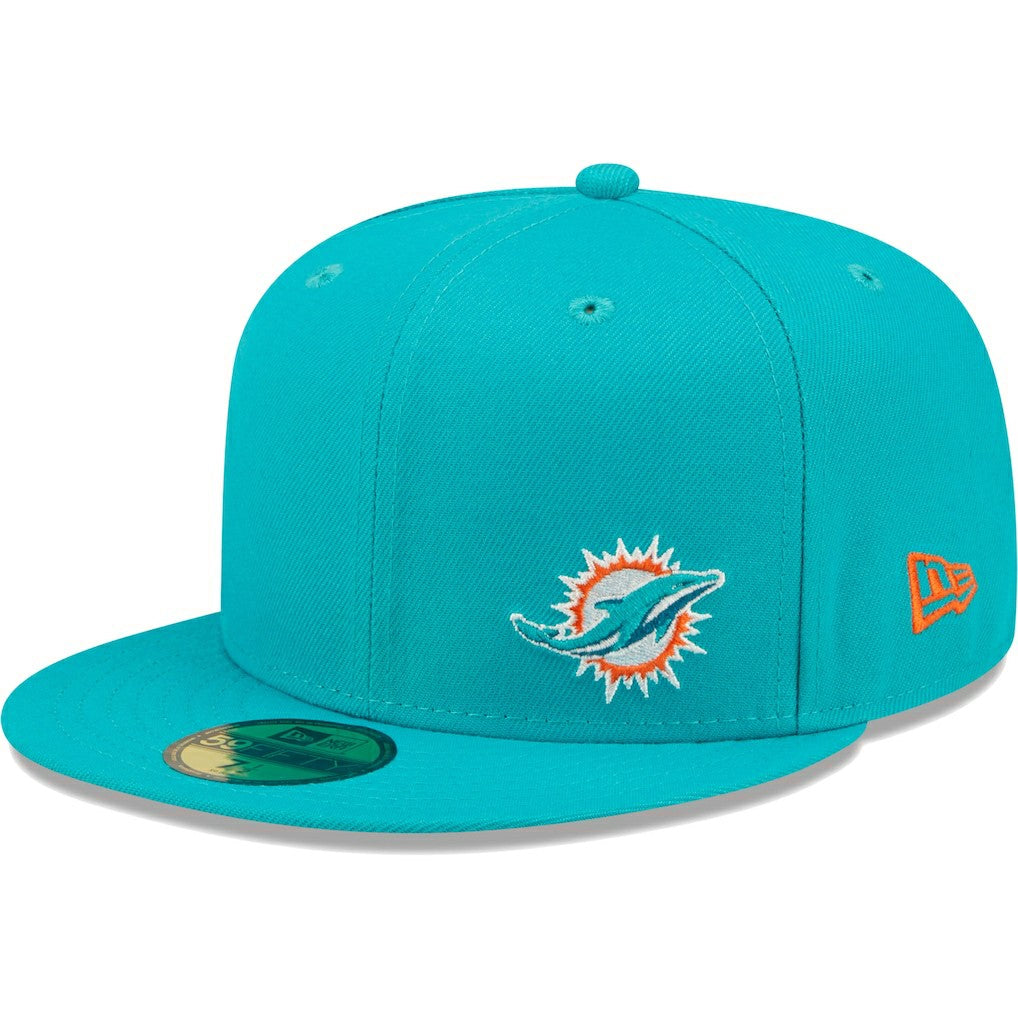Miami Dolphins New Era Flawless 59FIFTY Fitted Hat - Aqua outlet
