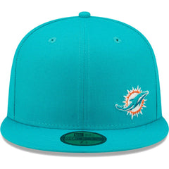 Miami Dolphins New Era Flawless 59FIFTY Fitted Hat - Aqua outlet