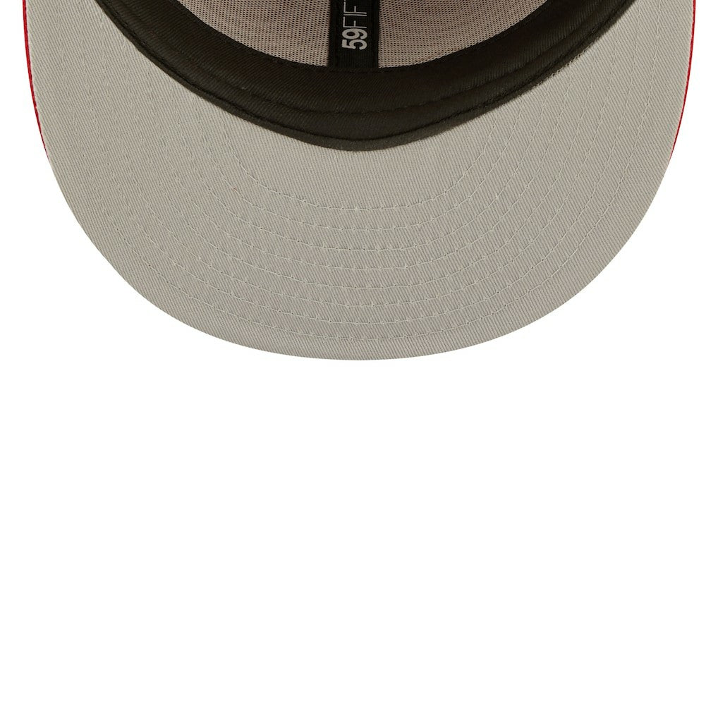 San Francisco 49ers New Era Flawless 59FIFTY Fitted Hat - Scarlet online